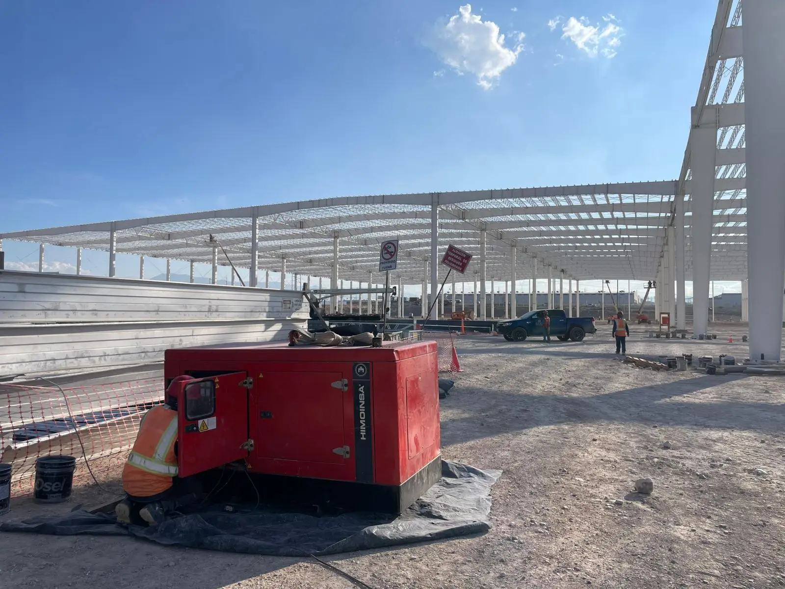 Construcción de nave industrial PEPSICO Saltillo