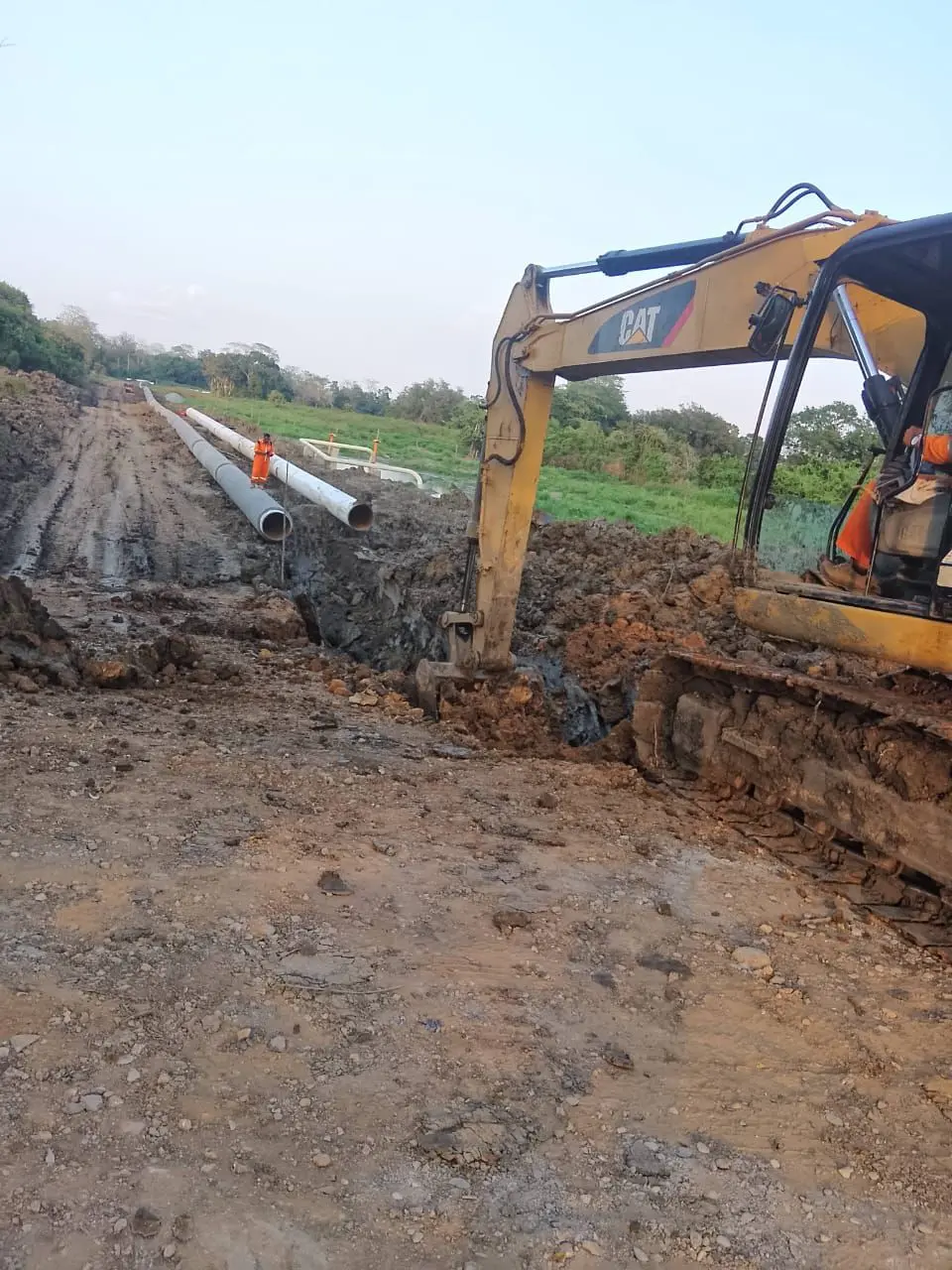 Construcción de gasoducto en Tramo Teapa Tabasco